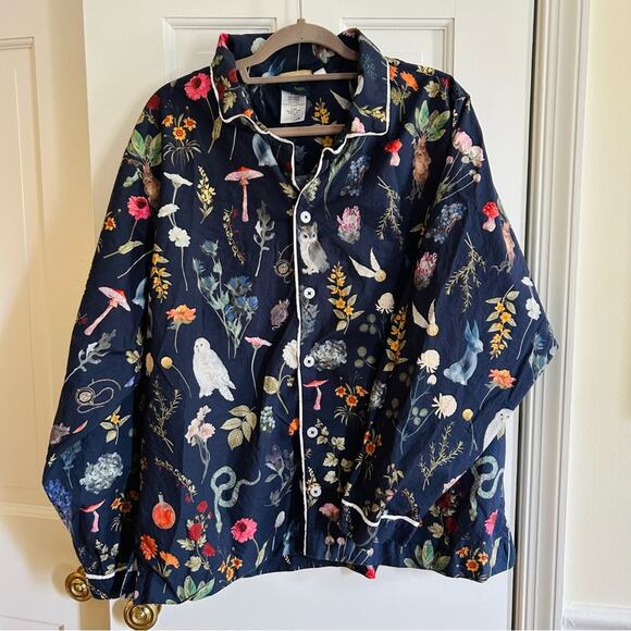 Harry Potter Pottery Barn Teen Herbology Pajama Set Size XL Extra